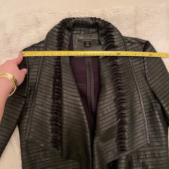Scoop NYC Leather Jacket/Shirt - Picture 7 of 7